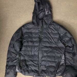 New balance puffer blue jacket